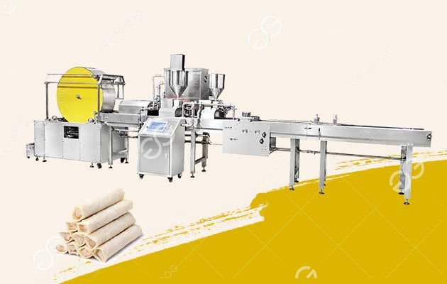 Máquina automática de rollitos primavera en Brasil