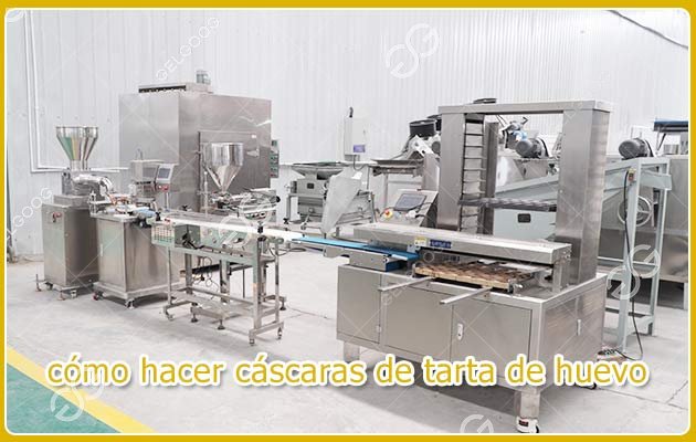 Cómo hacer cáscaras de tarta de huevo con una máquina