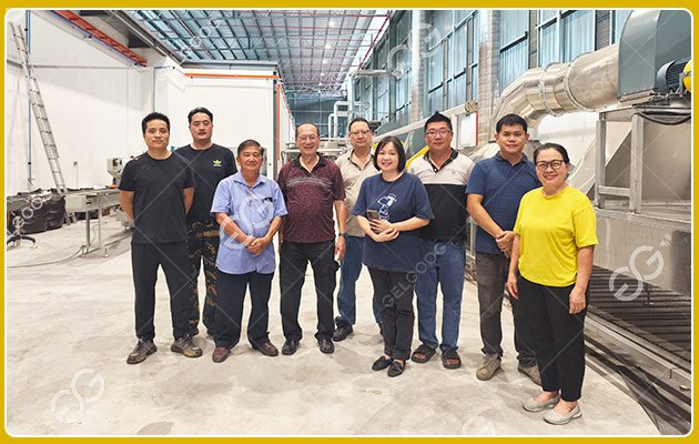 Línea de fideos instantáneos se entregó en Malasia