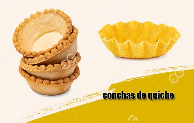 Máquina para hacer conchas de quiche